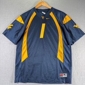 West Virginia Mountaineers‎ Football Jersey Kids XL Nike Gold Blue College NCAA